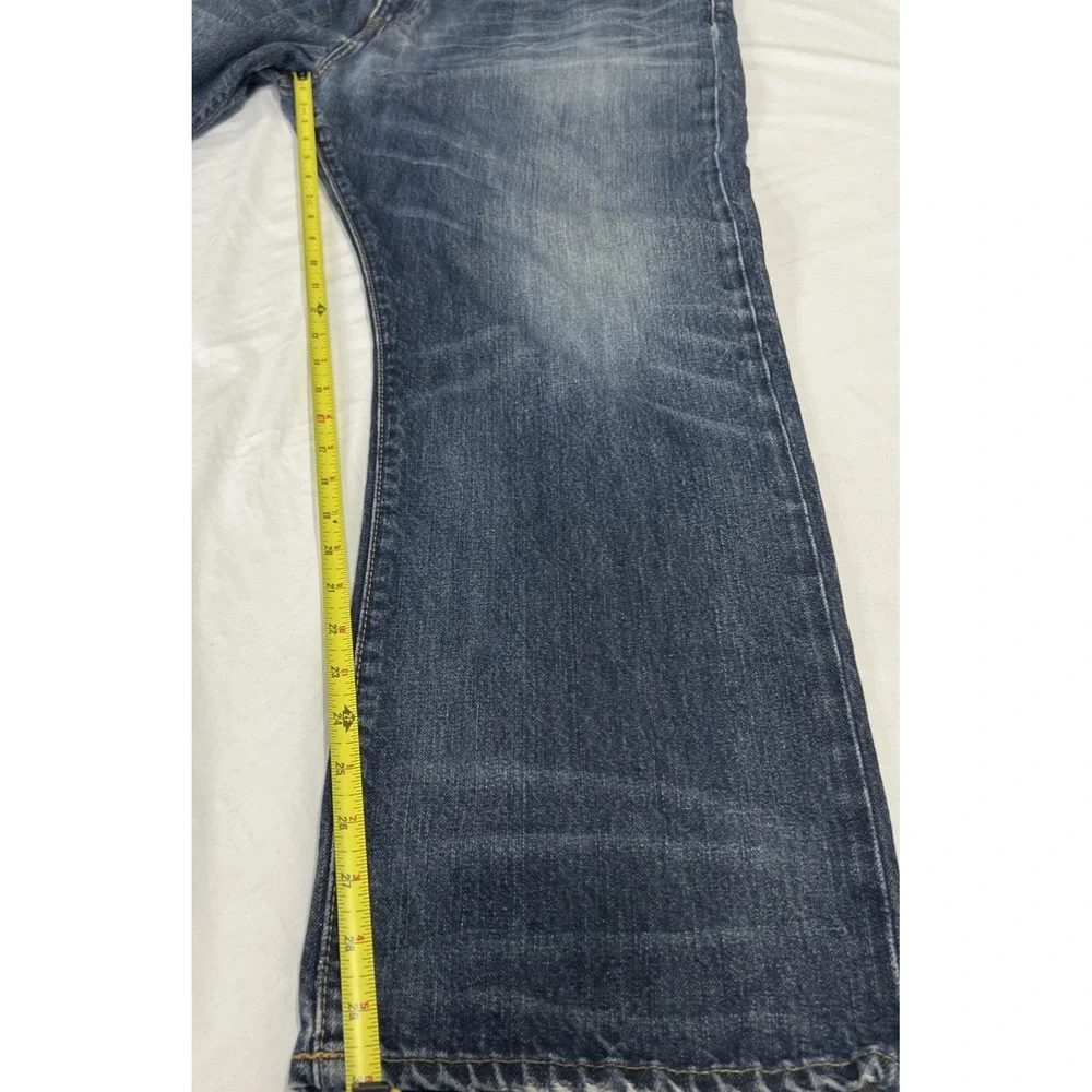 Polo Ralph‎ Lauren PRL Classic Denim Jeans 38 x 30 Distressed RL Logo Denim F12